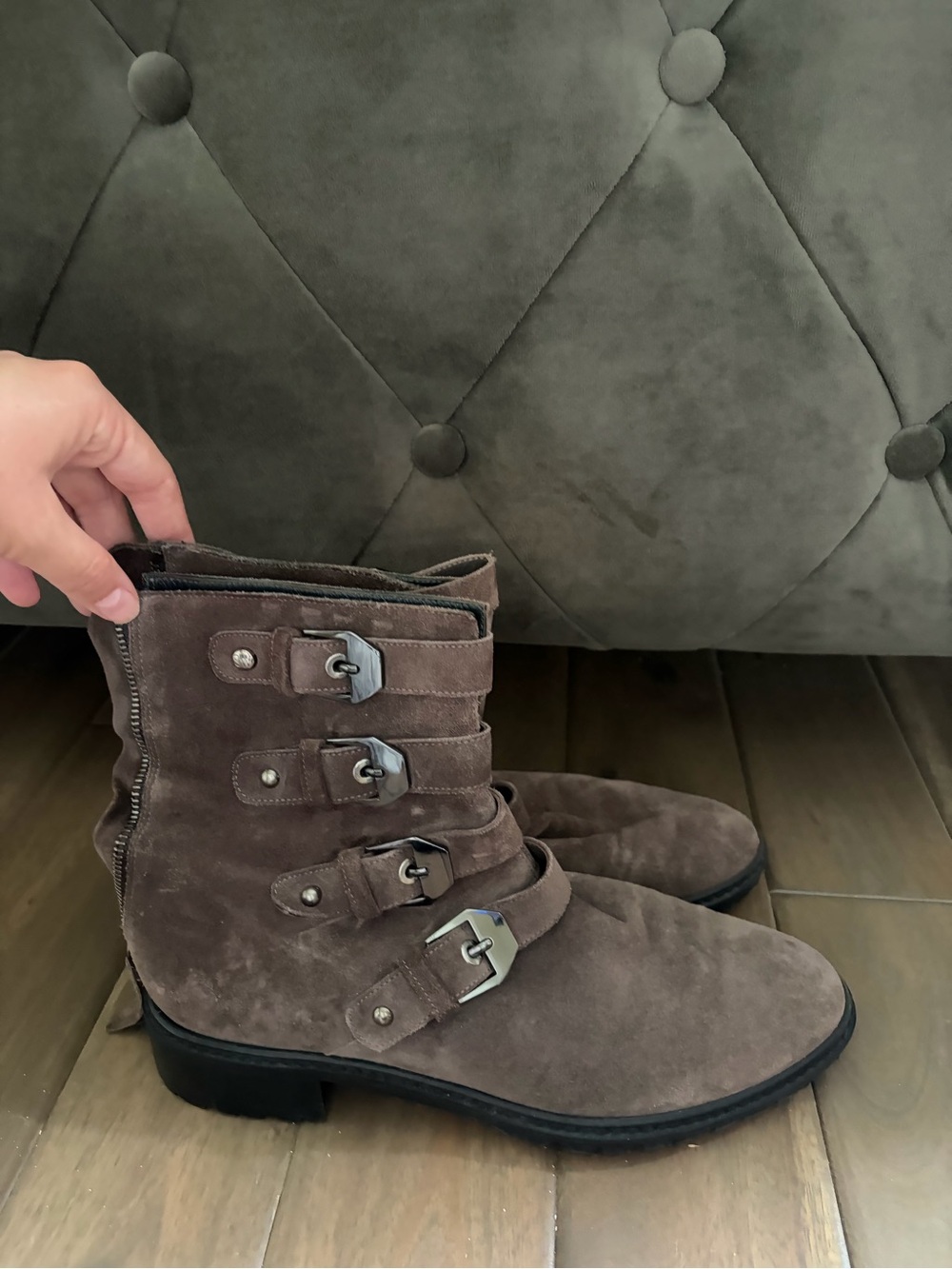Stuart Weitzman Suede Short Boots